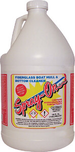 SPRAY ON, FIBERGLASS HULL CLEANER (TOONBRITE) 8 15 Gal Concentrate (Mix 50/50 or more)